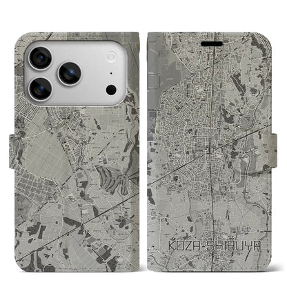 【高座渋谷（神奈川県）】地図柄iPhoneケース（手帳タイプ）