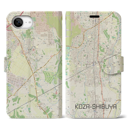 【高座渋谷（神奈川県）】地図柄iPhoneケース（手帳タイプ）