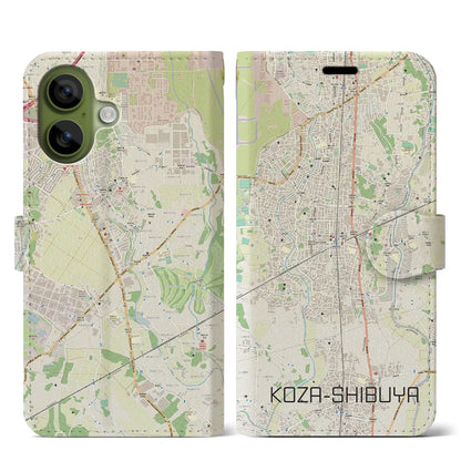 【高座渋谷（神奈川県）】地図柄iPhoneケース（手帳タイプ）