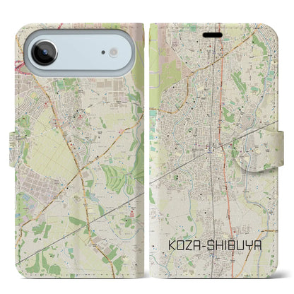 【高座渋谷（神奈川県）】地図柄iPhoneケース（手帳タイプ）