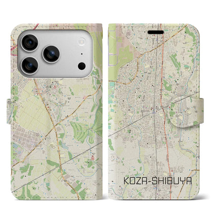 【高座渋谷（神奈川県）】地図柄iPhoneケース（手帳タイプ）