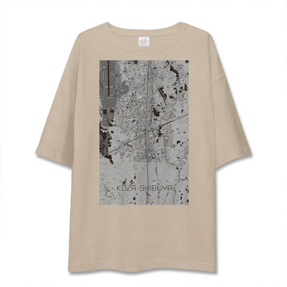 【高座渋谷（神奈川県）】地図柄ビッグシルエットTシャツ