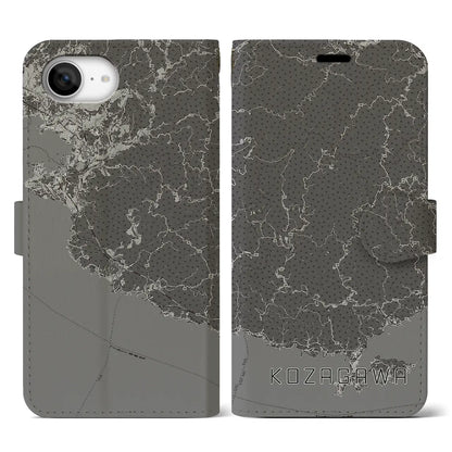 【古座川（和歌山県）】地図柄iPhoneケース（手帳タイプ）