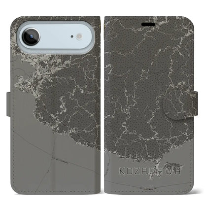 【古座川（和歌山県）】地図柄iPhoneケース（手帳タイプ）