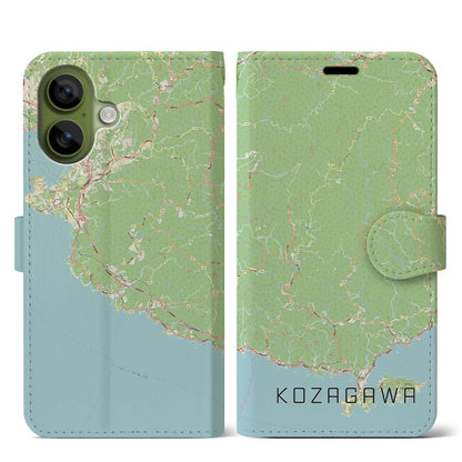 【古座川（和歌山県）】地図柄iPhoneケース（手帳タイプ）