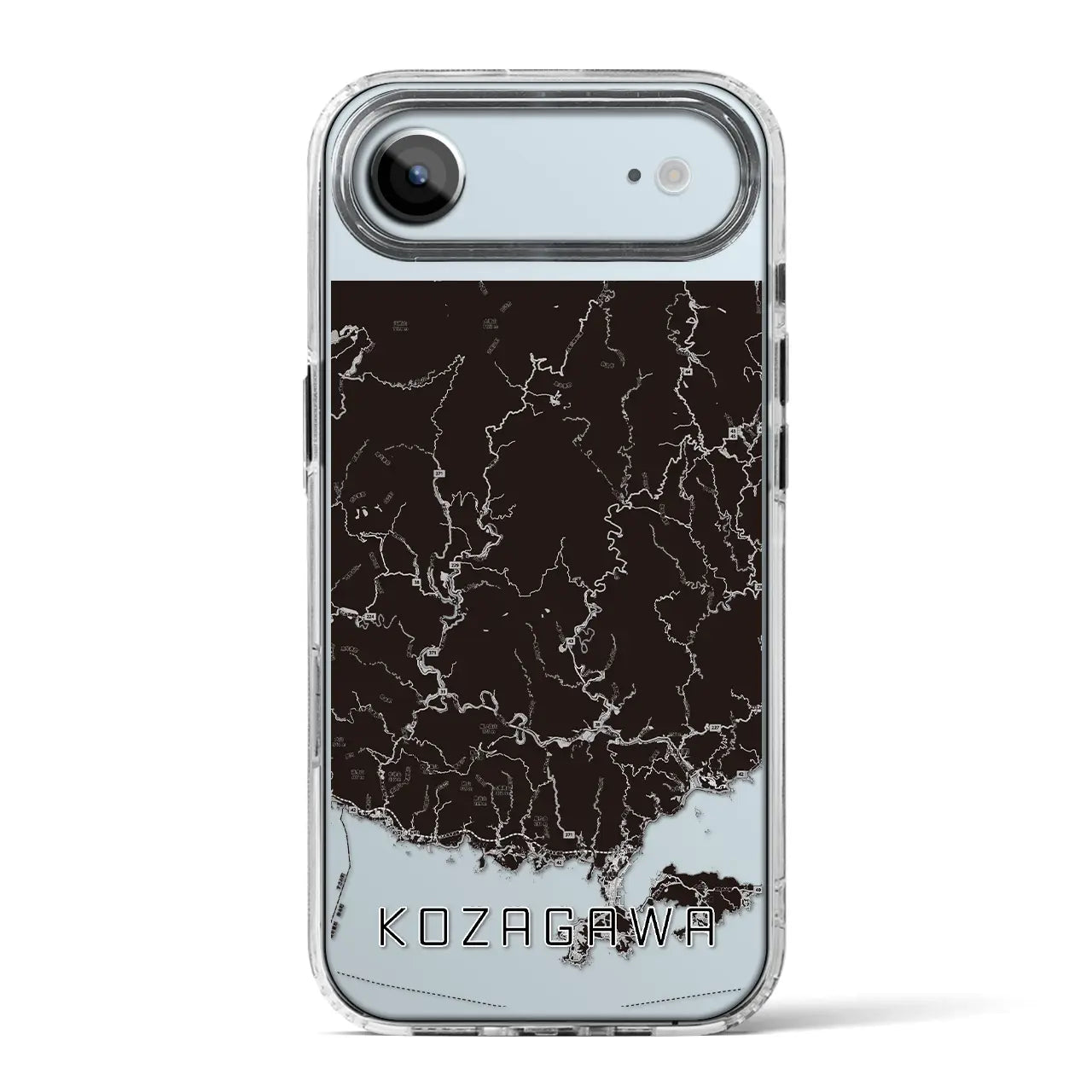 【古座川（和歌山県）】地図柄iPhoneケース（MagSafeタイプ）