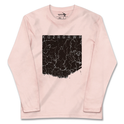 【古座川（和歌山県）】地図柄ロングスリーブTシャツ