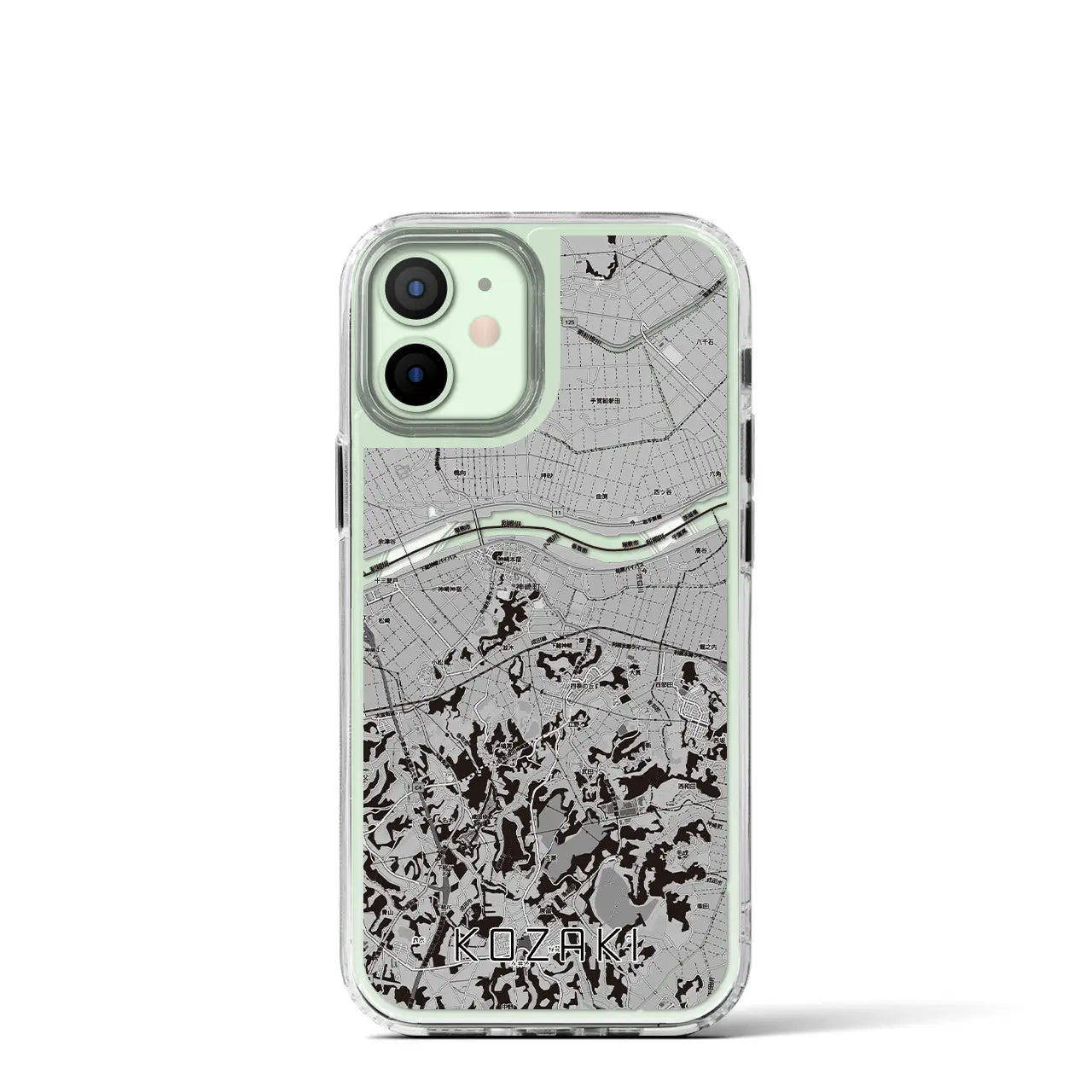 【神崎（千葉県）】地図柄iPhoneケース（MagSafeタイプ）