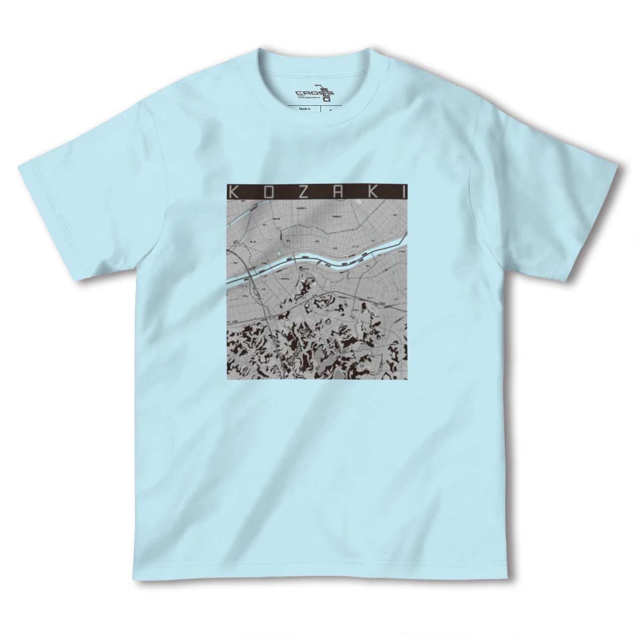 【神崎（千葉県）】地図柄ヘビーウェイトTシャツ