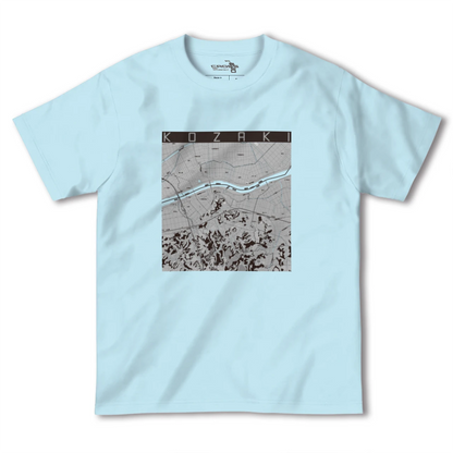 【神崎（千葉県）】地図柄ヘビーウェイトTシャツ