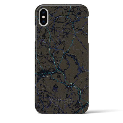 【甲山（広島県）】地図柄iPhoneケース（バックカバータイプ）