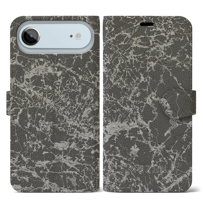 【甲山（広島県）】地図柄iPhoneケース（手帳タイプ）