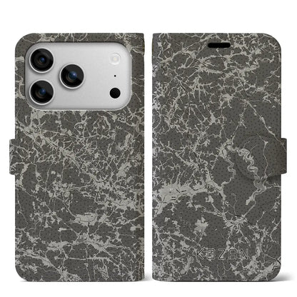 【甲山（広島県）】地図柄iPhoneケース（手帳タイプ）