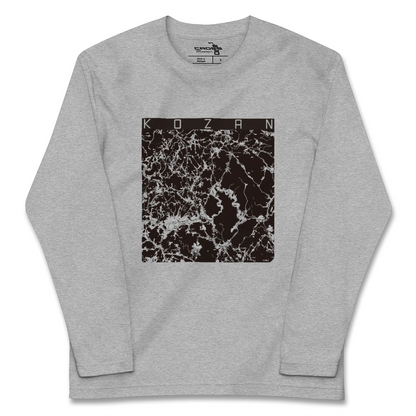 【甲山（広島県）】地図柄ロングスリーブTシャツ