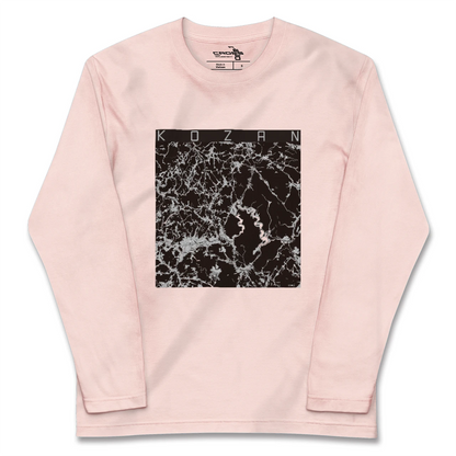【甲山（広島県）】地図柄ロングスリーブTシャツ