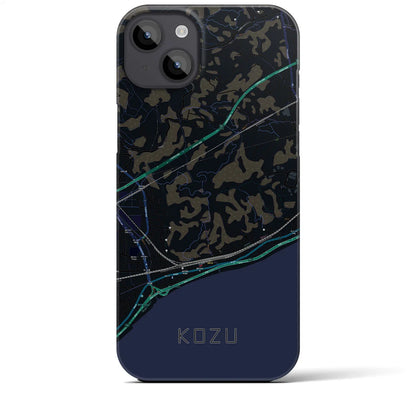 【国府津（神奈川県）】地図柄iPhoneケース（バックカバータイプ）