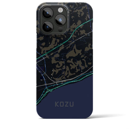 【国府津（神奈川県）】地図柄iPhoneケース（バックカバータイプ）