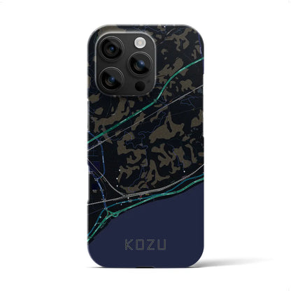 【国府津（神奈川県）】地図柄iPhoneケース（バックカバータイプ）