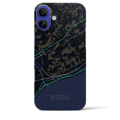 【国府津（神奈川県）】地図柄iPhoneケース（バックカバータイプ）