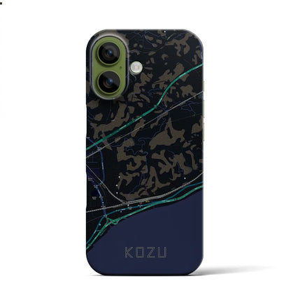 【国府津（神奈川県）】地図柄iPhoneケース（バックカバータイプ）