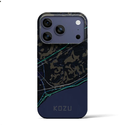 【国府津（神奈川県）】地図柄iPhoneケース（バックカバータイプ）