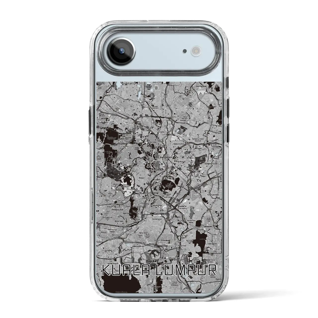 【クアラルンプール（マレーシア）】地図柄iPhoneケース（MagSafeタイプ）