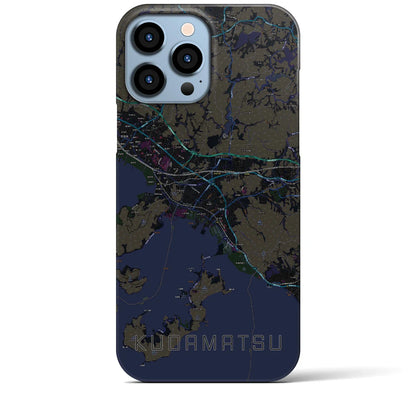 【下松（山口県）】地図柄iPhoneケース（バックカバータイプ）