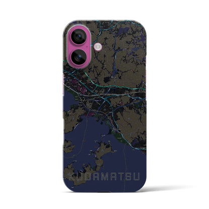 【下松（山口県）】地図柄iPhoneケース（バックカバータイプ）