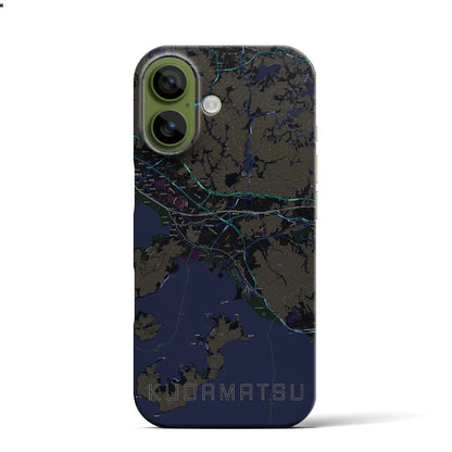 【下松（山口県）】地図柄iPhoneケース（バックカバータイプ）