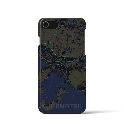 【下松（山口県）】地図柄iPhoneケース（バックカバータイプ）