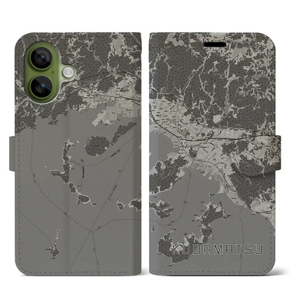 【下松（山口県）】地図柄iPhoneケース（手帳タイプ）