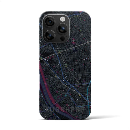 【久が原（東京都）】地図柄iPhoneケース（バックカバータイプ）