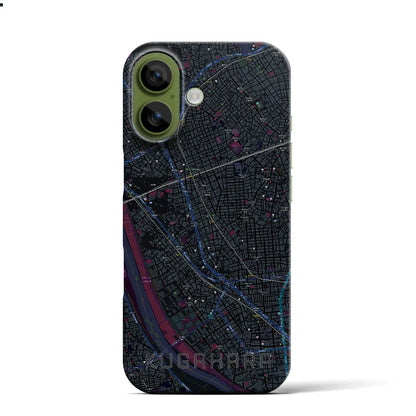 【久が原（東京都）】地図柄iPhoneケース（バックカバータイプ）