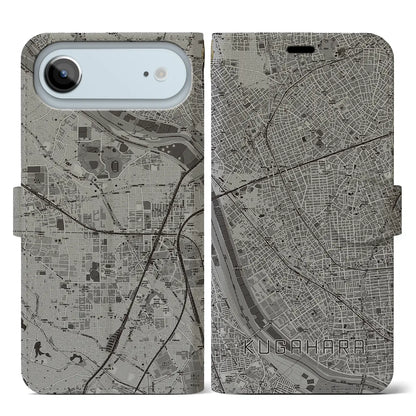 【久が原（東京都）】地図柄iPhoneケース（手帳タイプ）