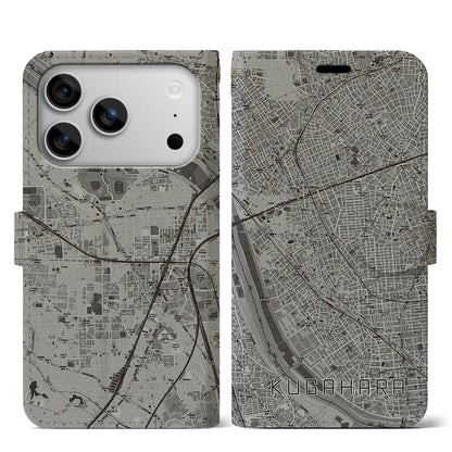 【久が原（東京都）】地図柄iPhoneケース（手帳タイプ）