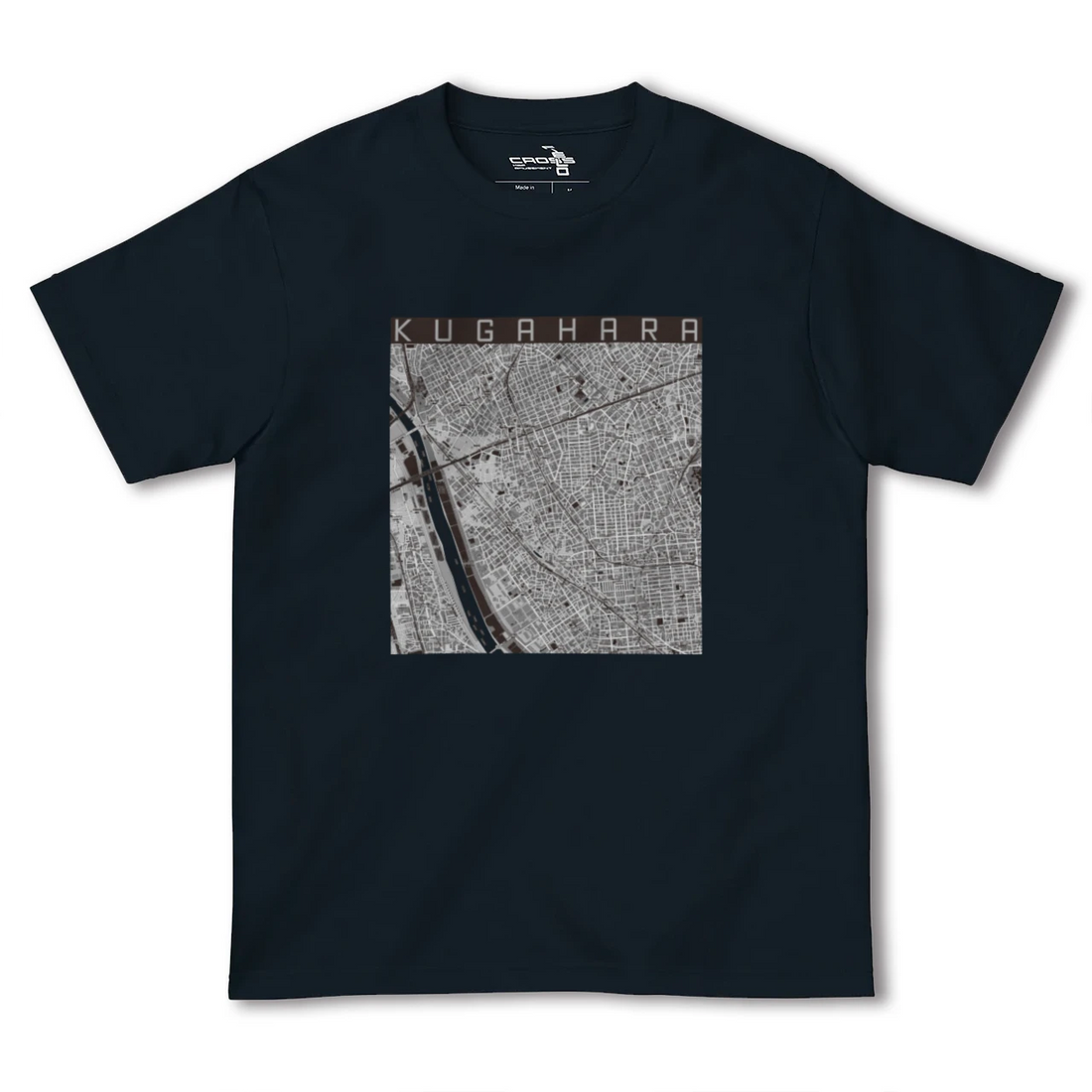 【久が原(東京都)】地図柄ヘビーウェイトTシャツ