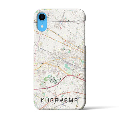 【久我山（東京都）】地図柄iPhoneケース（バックカバータイプ）