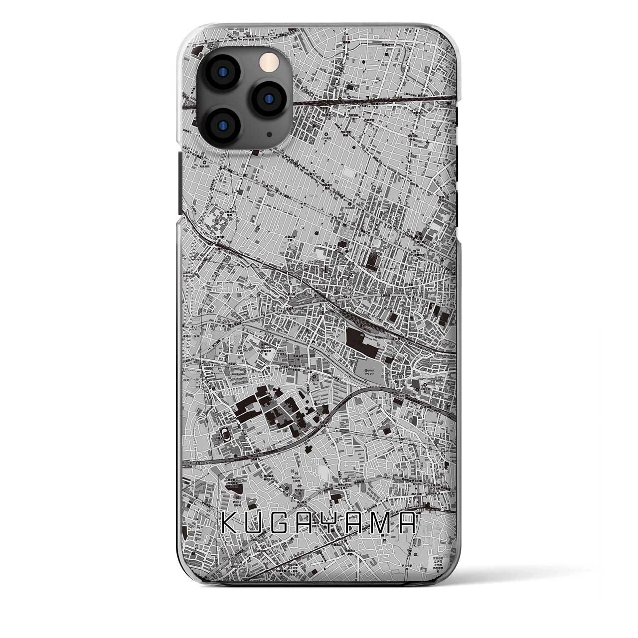 【久我山（東京都）】地図柄iPhoneケース（クリアタイプ）