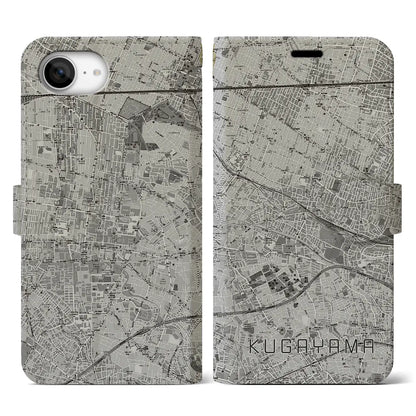 【久我山（東京都）】地図柄iPhoneケース（手帳タイプ）