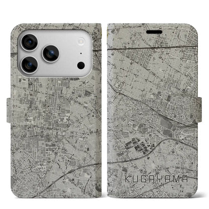 【久我山（東京都）】地図柄iPhoneケース（手帳タイプ）