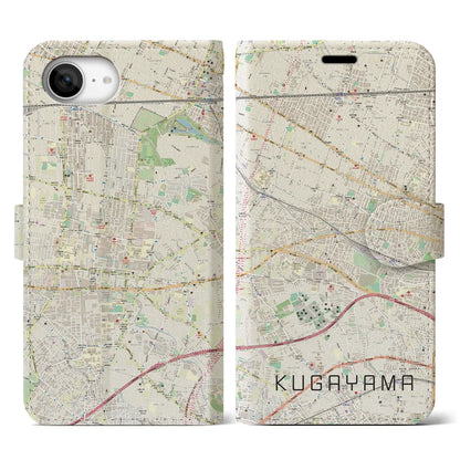 【久我山（東京都）】地図柄iPhoneケース（手帳タイプ）