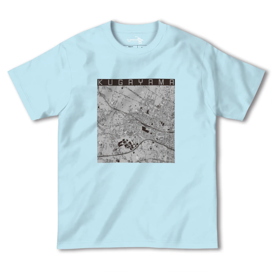 【久我山(東京都)】地図柄ヘビーウェイトTシャツ