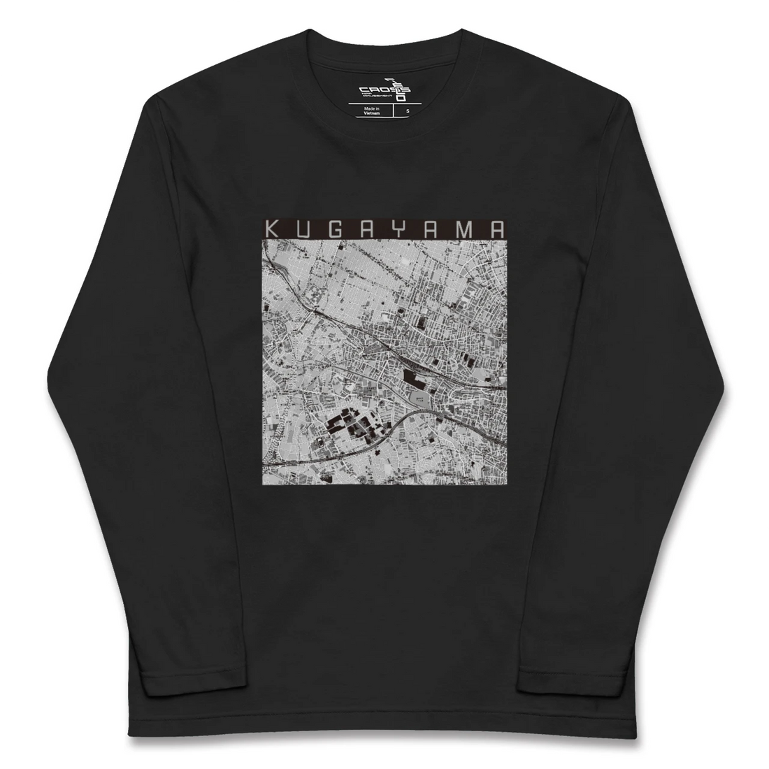【久我山(東京都)】地図柄ロングスリーブTシャツ