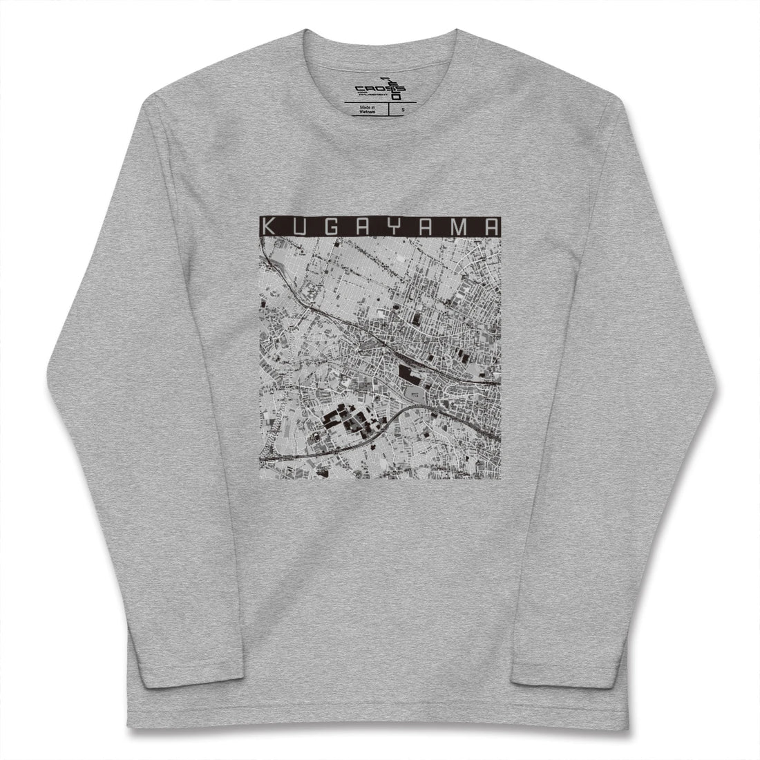 【久我山（東京都）】地図柄ロングスリーブTシャツ