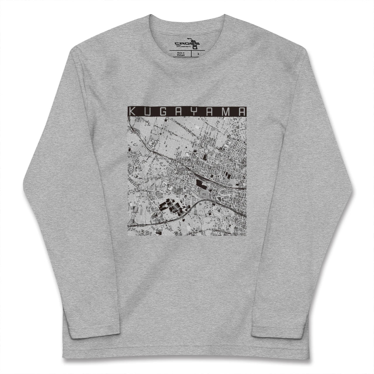 【久我山（東京都）】地図柄ロングスリーブTシャツ