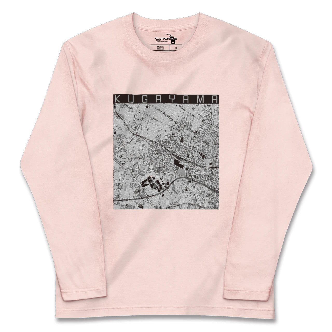 【久我山（東京都）】地図柄ロングスリーブTシャツ