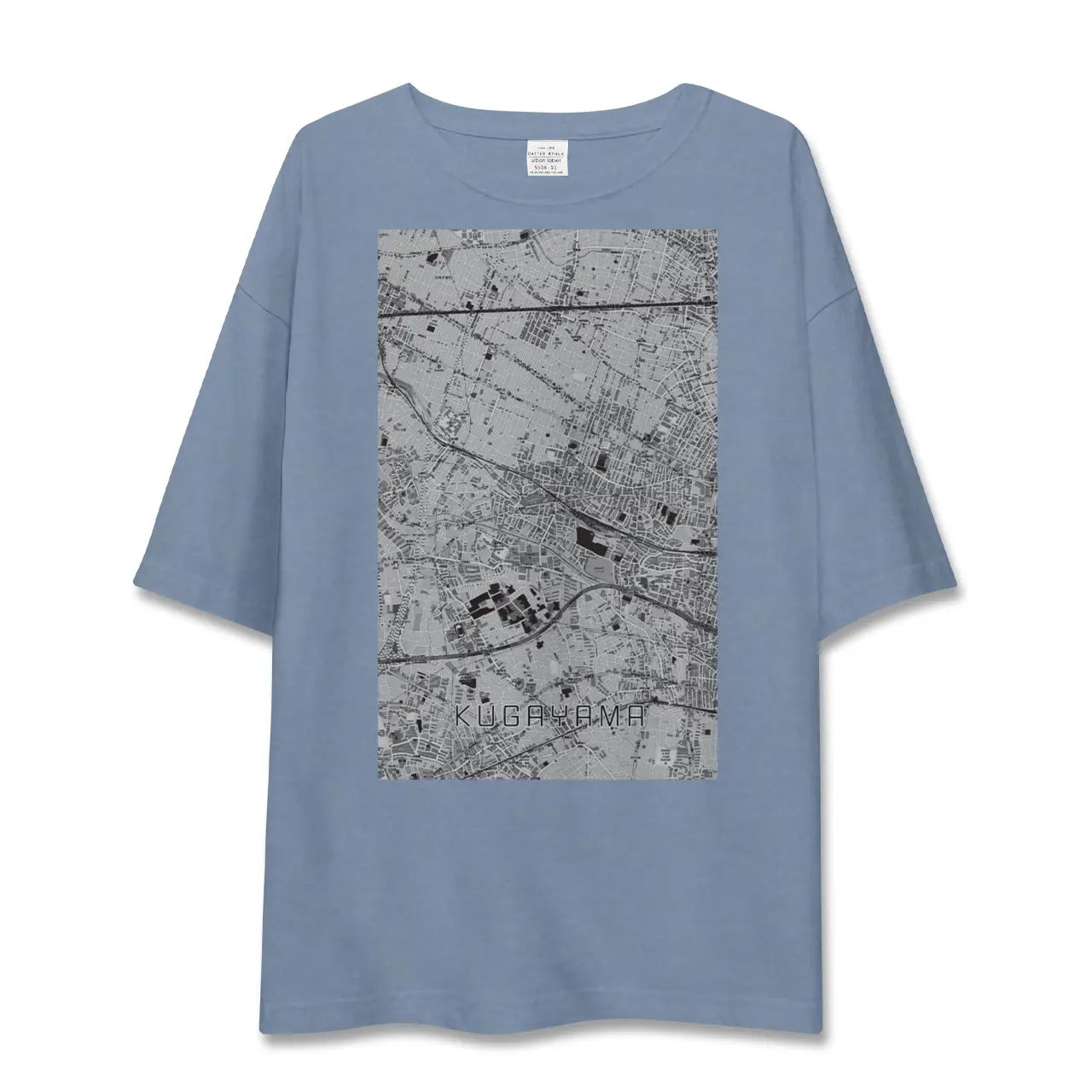 【久我山（東京都）】地図柄ビッグシルエットTシャツ
