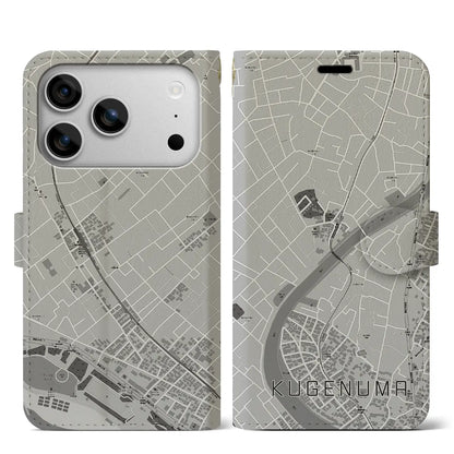 【鵠沼（神奈川県）】地図柄iPhoneケース（手帳タイプ）