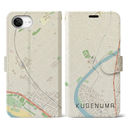 【鵠沼（神奈川県）】地図柄iPhoneケース（手帳タイプ）