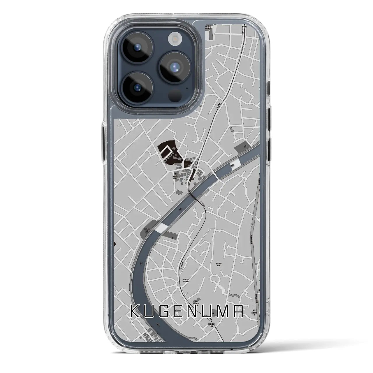 【鵠沼（神奈川県）】地図柄iPhoneケース（MagSafeタイプ）